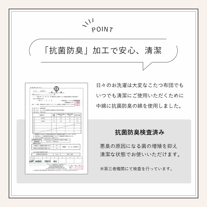 大人かわいいシンプルデザインのラピアスシリーズ円形こたつ布団