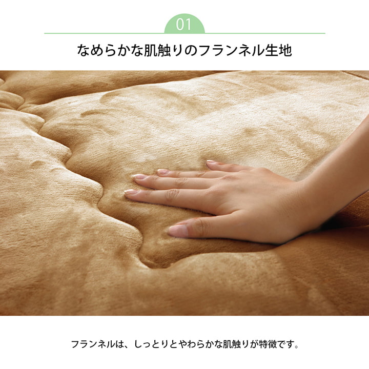 国産固綿40mm使用 フランネル生地 ふっくら敷 『スムースF敷』 F敷