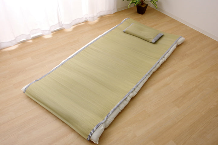 純国産 い草敷きパッド 「素肌草 ひやさら汗取りパッド」 約88×200cm