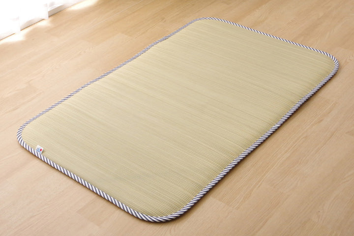 純国産の無染土い草使用 「素肌草 ひやさらベビーマット」約70×120cm