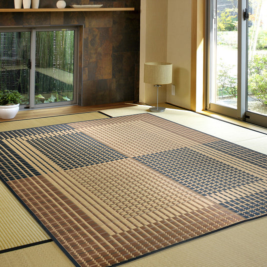 上質な国産い草のみを使用した国産のい草ラグ(うきょう)