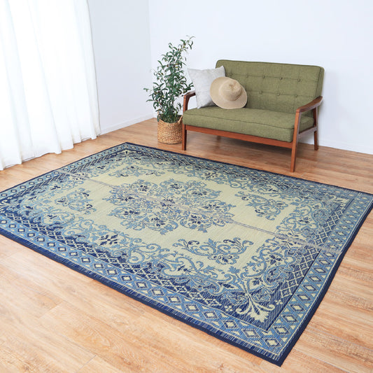 ペルシャ絨毯のような細やかな柄をデザインしたい草ラグ