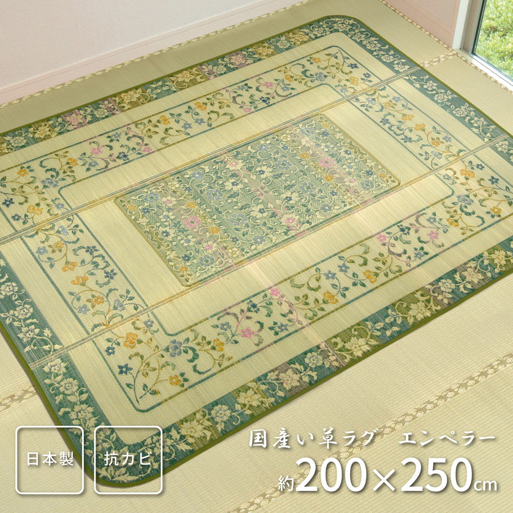 上質な国産い草のみを使用した国産のい草ラグ(裏貼り) エンペラー