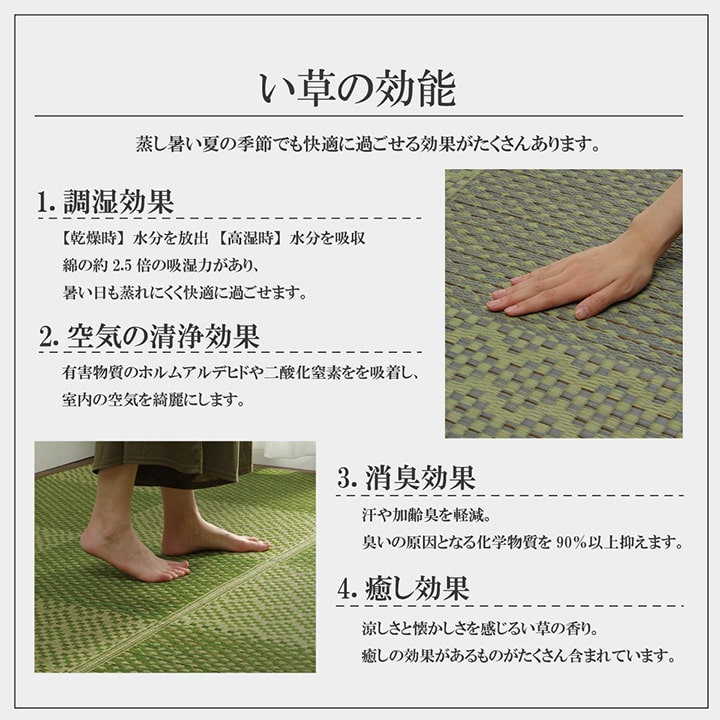 小林製薬の持続性抗菌剤であるKOBA-GUARDを使用したい草ラグカーペット