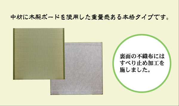 フローリングに置くだけでなつかしい畳の香りと肌ざわりを手軽に楽しめる置き畳(ユニット畳)楽座