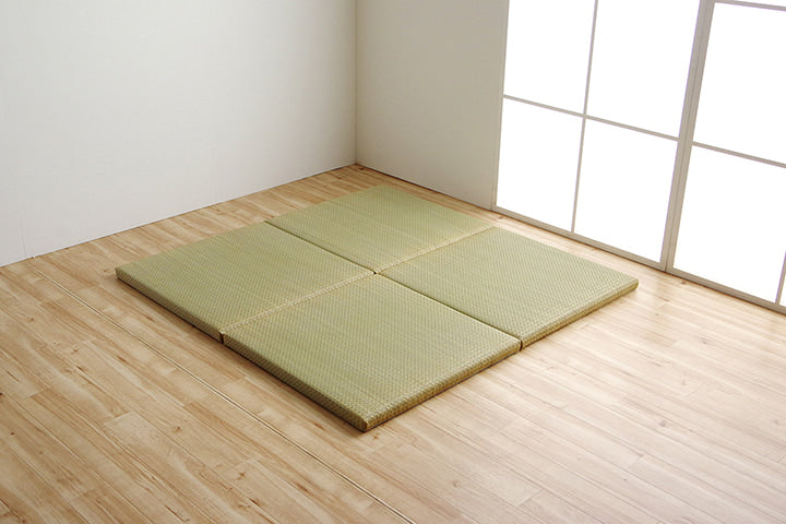 国産 い草 日本製 置き畳 ユニット畳 簡単 和室 6層 約70×70×4.5cm