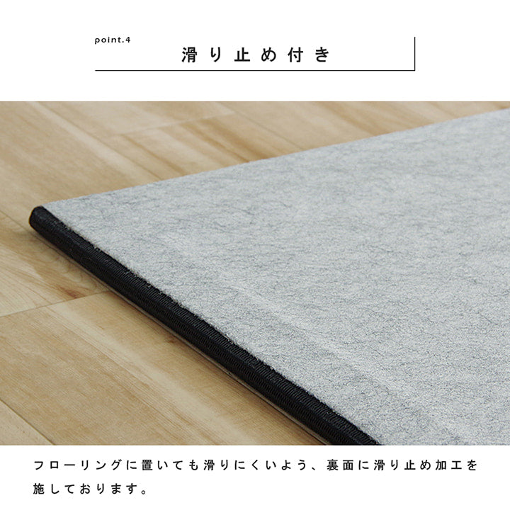 日本製水拭きできるポリプロピレン 置き畳 ユニット畳 約70×70cm 単品