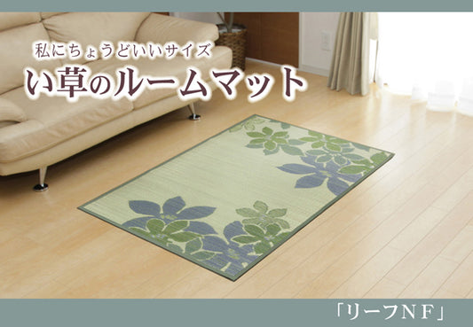 お部屋のちょっとしたスペースにちょうどよいい草のルームマット