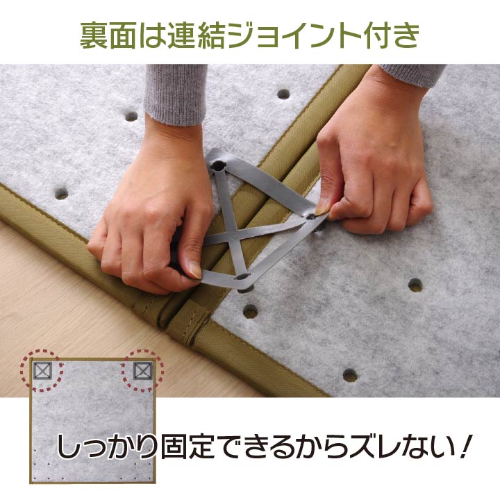 水拭きできるポリプロピレン置き畳(ユニット畳) スカッシュ