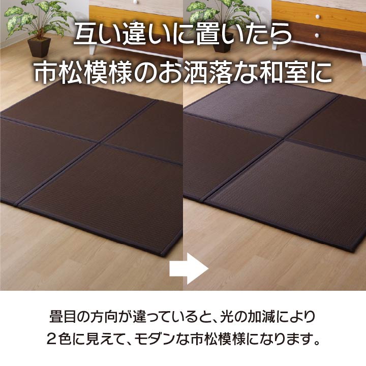 水拭きできるポリプロピレン置き畳(ユニット畳) スカッシュ