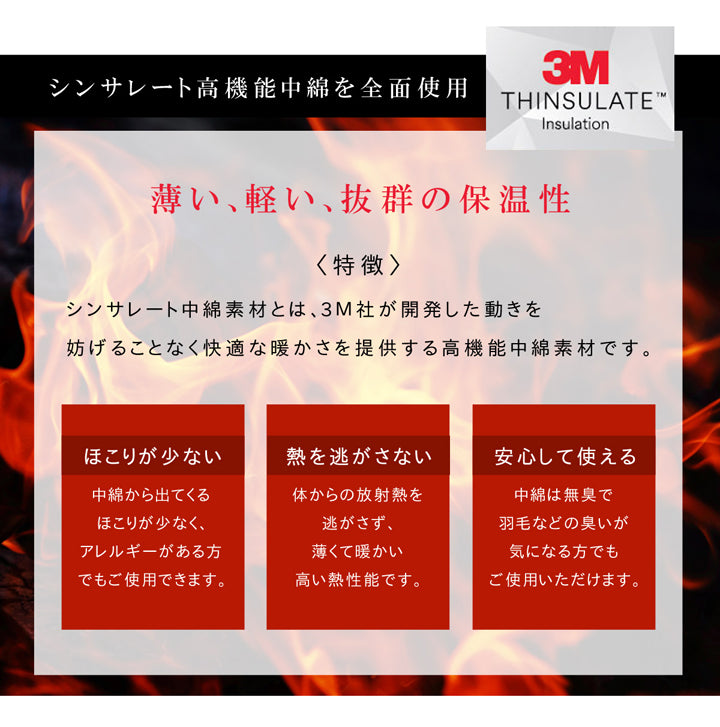 薄い・軽い・抜群の保湿性シンサレート高機能中綿を使用したこたつ掛け布団