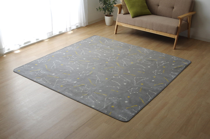 抗菌・防臭 ウォッシャブル フランネル ホットカーペットカバー対応ラグ『WSミリオン RUG」