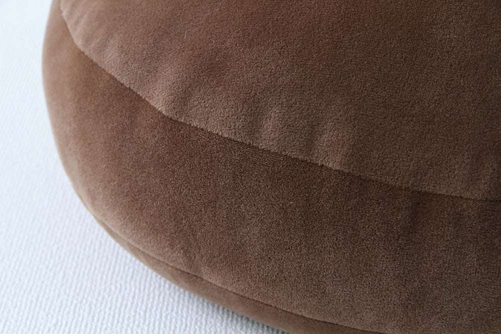 ふんわりとろける肌触りでのもちもち!円型の形がかわいらしいクッション 円型40cm