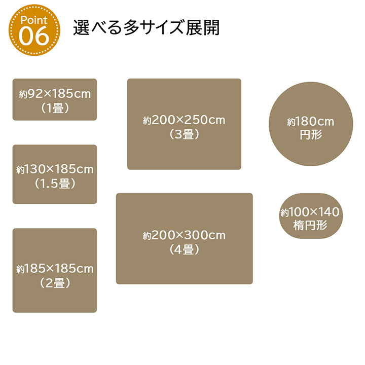 生地に抗菌・防臭加工を施したネコ柄ラグ ツインクルキャット