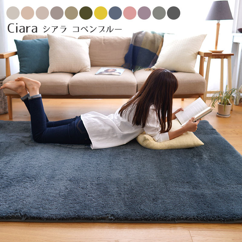 ふんわり、とろけるやさしい触り心地!洗えるマイクロファイバーラグ Ciara - シアラ