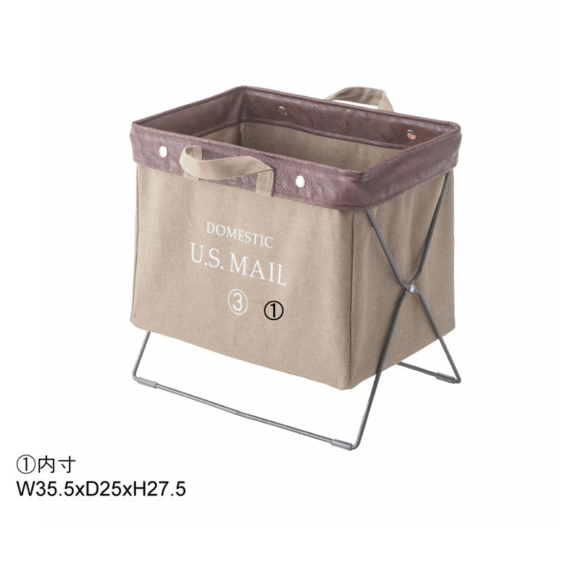 収納たっぷりでマルチに使える US MAIL フォールディングバッグ