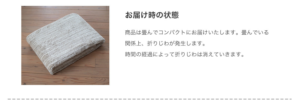 やわらかな肌触りの日本製防ダニ加工のついたアレルブロックオールシーズンシンプル洗える無地ラグ エクリュ
