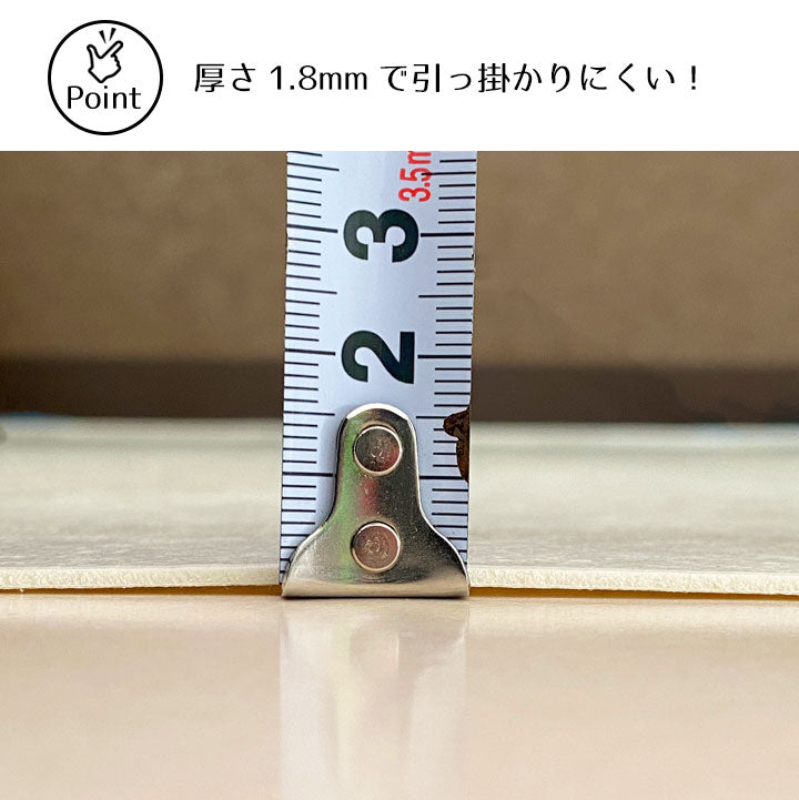 はっ水・抗菌・防炎・滑り止めシール付!リモートワーク・在宅ワークにぴったりなデスクマット PLUM - プラム グレー