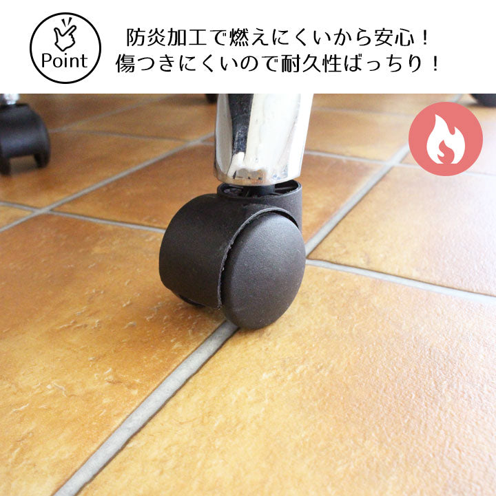 はっ水・抗菌・防炎・滑り止めシール付!リモートワーク・在宅ワークにぴったりなデスクマット RIXEN - リクセン