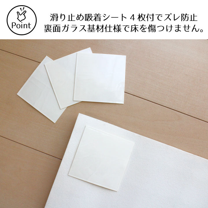 はっ水・抗菌・防炎・滑り止めシール付!リモートワーク・在宅ワークにぴったりなデスクマット RIXEN - リクセン