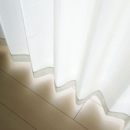 遮像・防炎・抗菌・ウォッシャブル機能の国産レースカーテン Auver - オーヴェル(1枚入り)