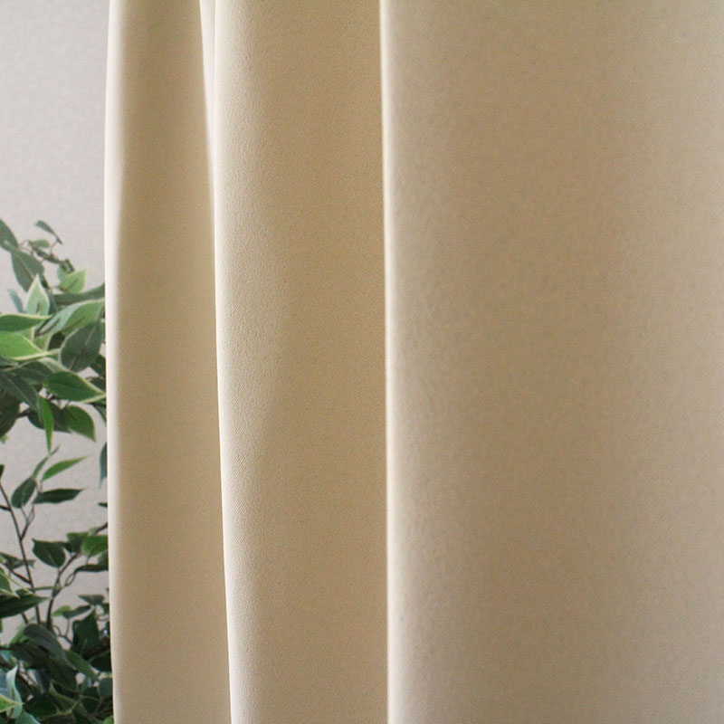 遮熱・防音・1級遮光カーテン幅100×丈135~200cm(2枚入) Ecoshat - エコシャット ベージュ