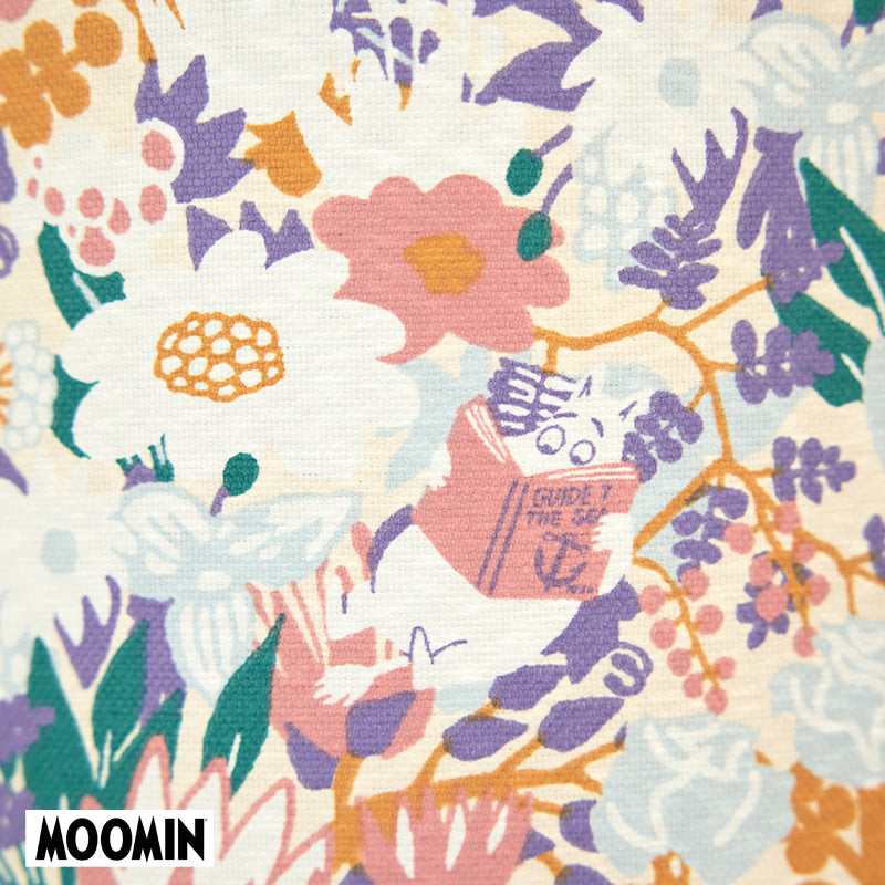 【MOOMIN ムーミン】KOBANA drape コバナ ドレープ お部屋を明るい印象にしてくれる多色感のある小花柄によく見たらムーミンと仲間たちがいっぱい遮光カーテン ピンク