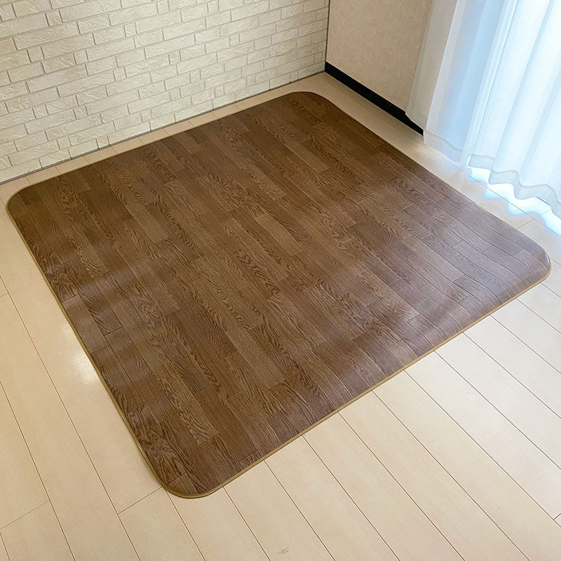 汚れても拭き取るだけでキレイ!はっ水&抗菌加工ダイニングラグ Norfolk - ノーフォーク ダークオーク
