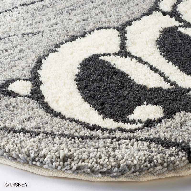 【Disney】ミッキーとミニーが仲良く一緒にいる玄関マット MICKEY YOU&ME MAT- ミッキー ユーアンドミーマット グレー