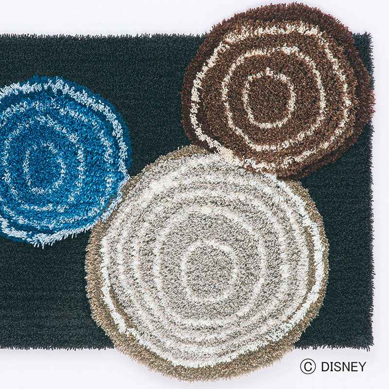 【Disney】ミツマルが飛び出したような変形がポイントの玄関マット MICKEY Ring MAT- ミッキー リングマット