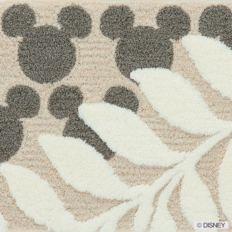 【Disney】ローレルをモチーフにしたモダンなデザインの玄関マット MICKEY Laurel MAT- ミッキー ローレルマット