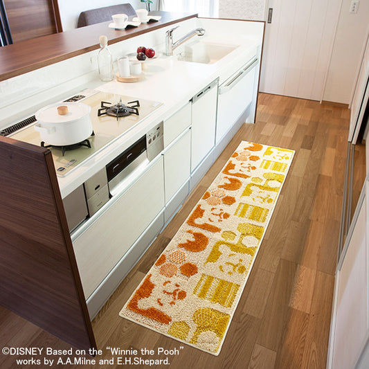 【Disney】プーがかくれんぼしている楽しい印象のキッチンマット MICKEY Hide-and-seek KITCHENMAT- ミッキー ハイアンドシークキッチンマット