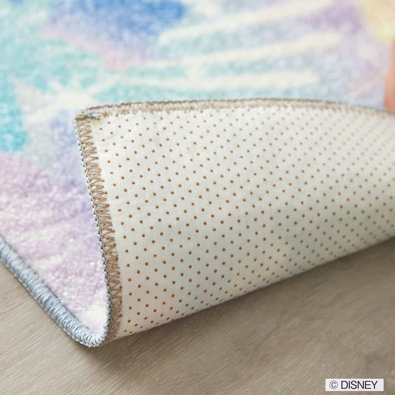【Disney】カラフルなグラデーションの貝殻模様のキッチンマット PRINCES Shell KITCHENMAT - プリンセス シェルキッチンマット