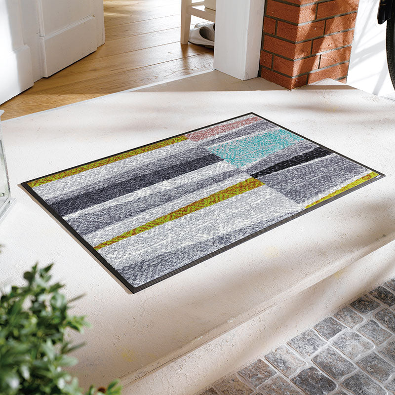 室内・屋外どちらでも使える機能性と丈夫さが魅力の洗える玄関マット 50×75cm wash+dry(ウォッシュ アンド ドライ) Farsund