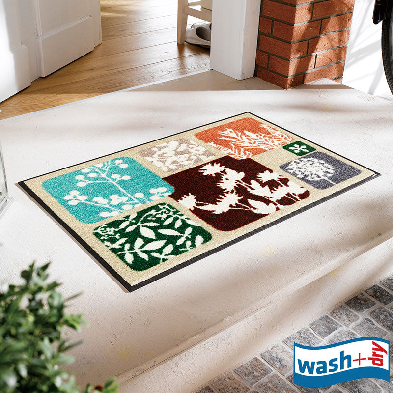 室内・屋外どちらでも使える機能性と丈夫さが魅力の洗える玄関マット 50×75cm wash+dry(ウォッシュ アンド ドライ) Verano