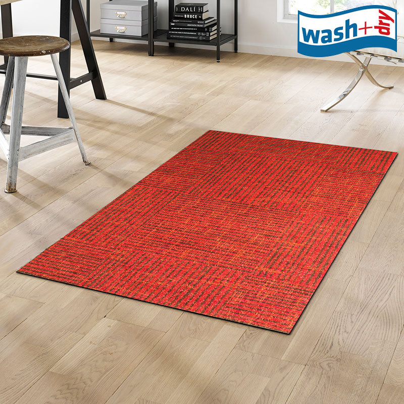 室内・屋外どちらでも使える機能性と丈夫さが魅力の洗える玄関マット 75×120cm wash+dry(ウォッシュ アンド ドライ) Marsala Mood
