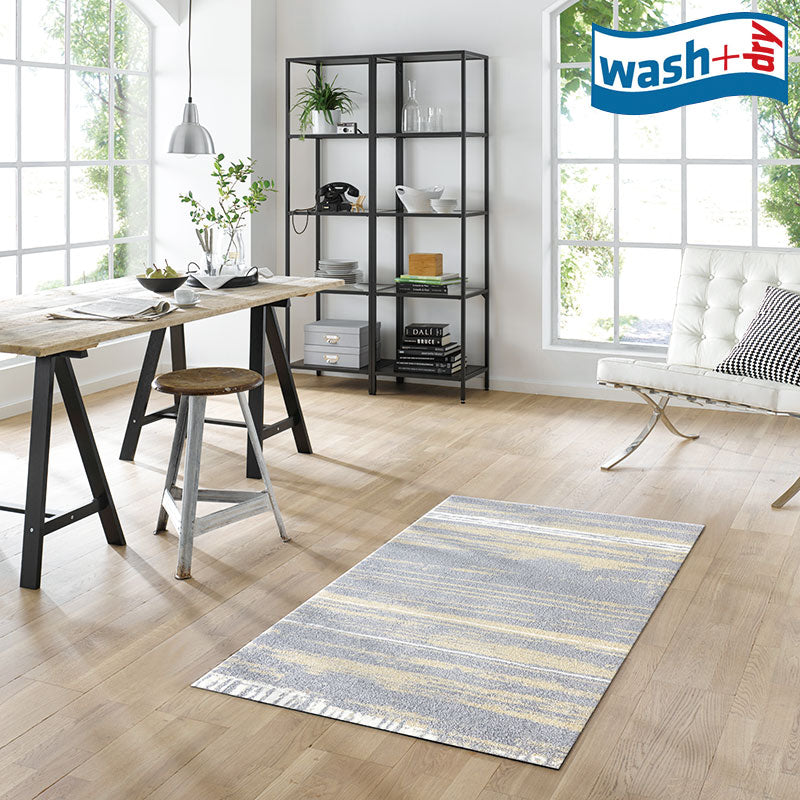 室内・屋外どちらでも使える機能性と丈夫さが魅力の洗える玄関マット 75×120cm wash+dry(ウォッシュ アンド ドライ) Abadan sand