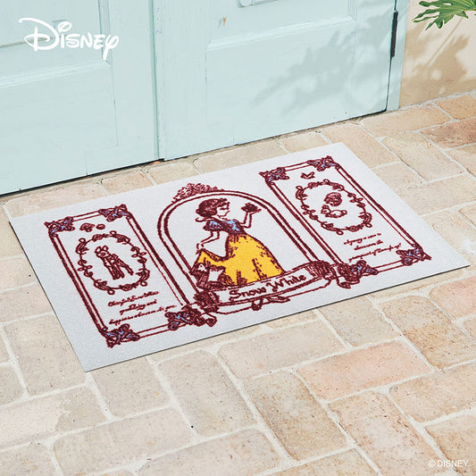 室内・屋外どちらでも使える機能性と丈夫さが魅力の洗える玄関マット 75×120cm wash+dry(ウォッシュ アンド ドライ) 白雪姫