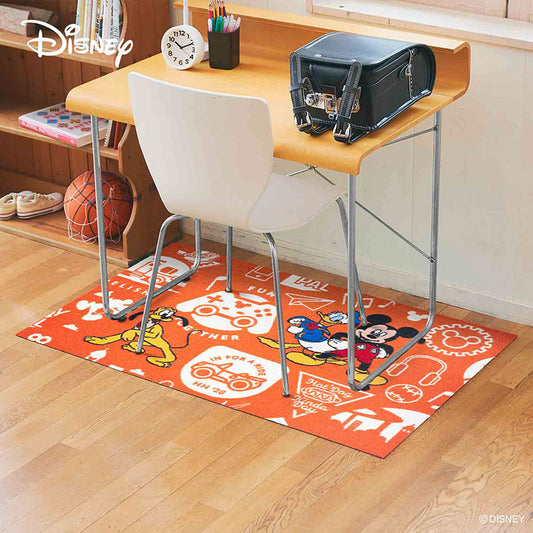 室内・屋外どちらでも使える機能性と丈夫さが魅力の洗える玄関マット 75×120cm wash+dry(ウォッシュ アンド ドライ) Mickey/ミッキーと仲間達