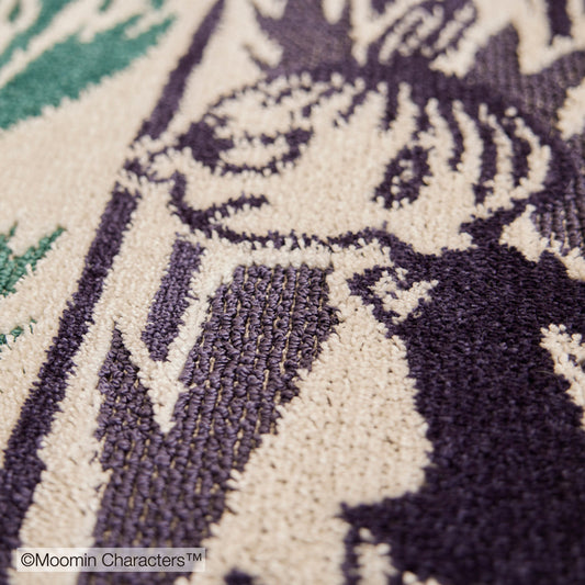 お花畑からひょこっと顔を覗かせるちびのミイ LITTLE MY WILD FLOWER RUG - リトルミイワイルドフラワーミックス 約130×185cm
