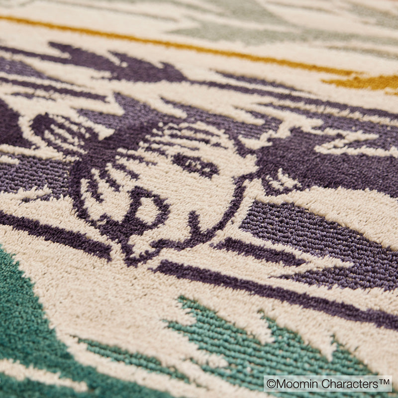 お花畑からひょこっと顔を覗かせるちびのミイ LITTLE MY WILD FLOWER RUG - リトルミイワイルドフラワーミックス 約130×185cm