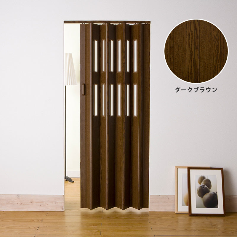 間仕切り パネルドア クレア 窓ありタイプ 木目調 幅99cm×高さ174cm