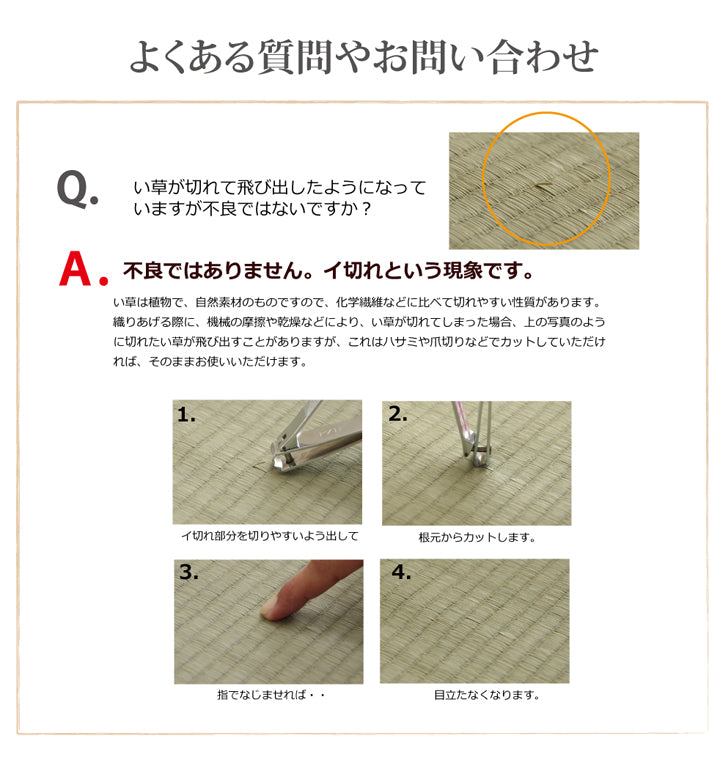 はっ水加工付きい草上敷きカーペット 湖水(こすい)