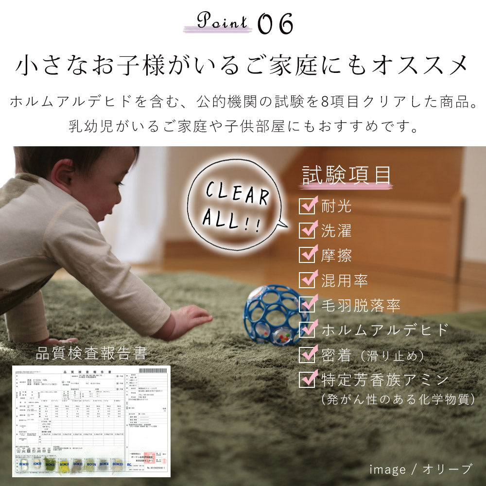 ふんわり、とろけるやさしい触り心地!洗えるマイクロファイバーラグ Ciara - シアラ