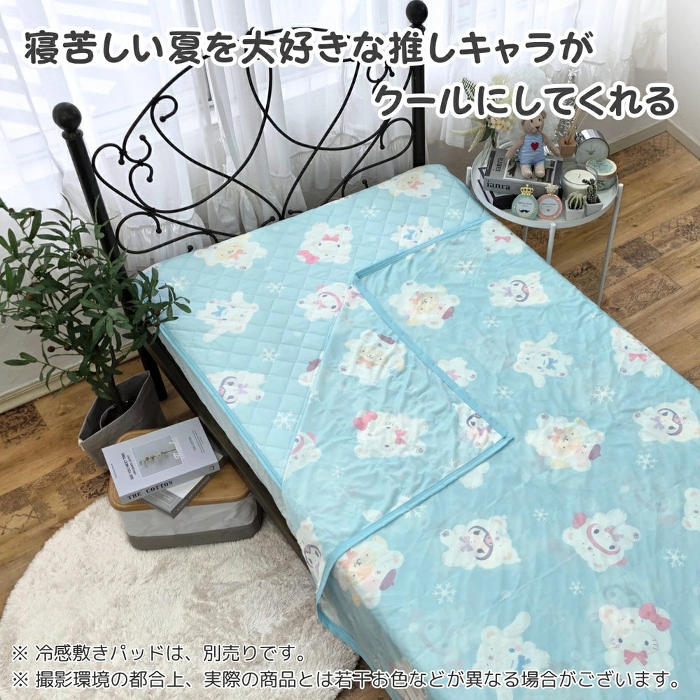 新作 サンリオキャラクターズ ひんやり冷感ケットブランケット キャラクター クールケット 【Sanrio/サンリオ】