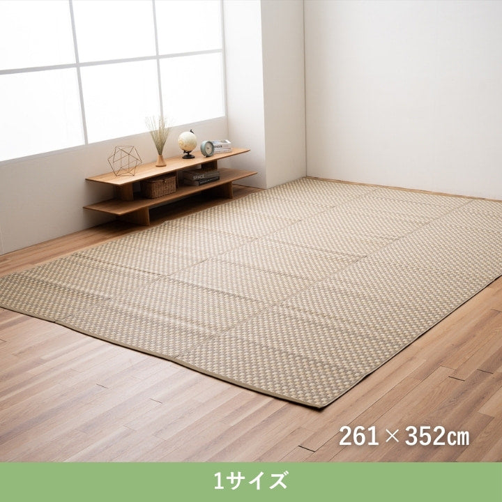 ござ 日本製 国産 カーペット 丈夫 除菌スプレー対応 敷詰 ラグ 敷物 アウトドア ペット ラグ アルマ