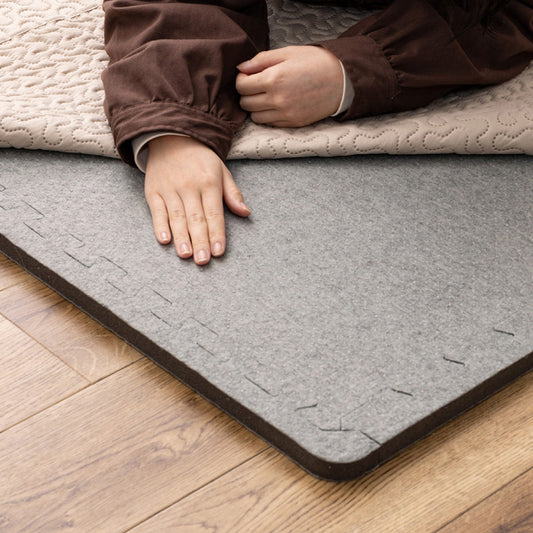 滑りにくい防音へたりにくいボリューム床暖房 ホットカーペット　ジョイントアンダーラグ