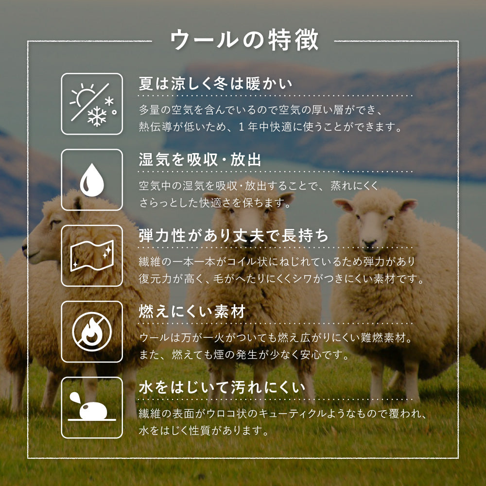 ウールチェアパッド 直径約35cm 幾何学模様 ナチュラル 北欧ティスト コンパクトタイプ