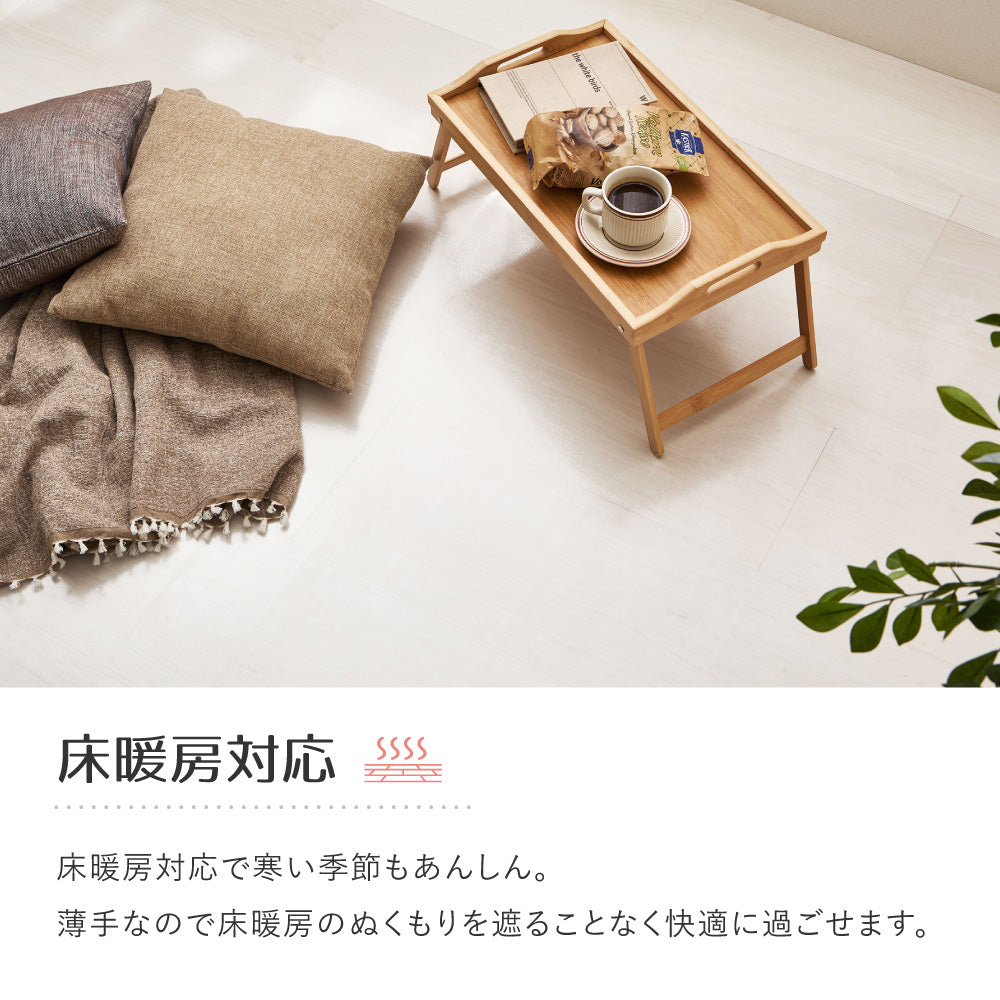 クリアチェアマット ラグ ビニール素材 抗菌 はっ水 床暖房対応 PVC フリーカット 約90×150cm
