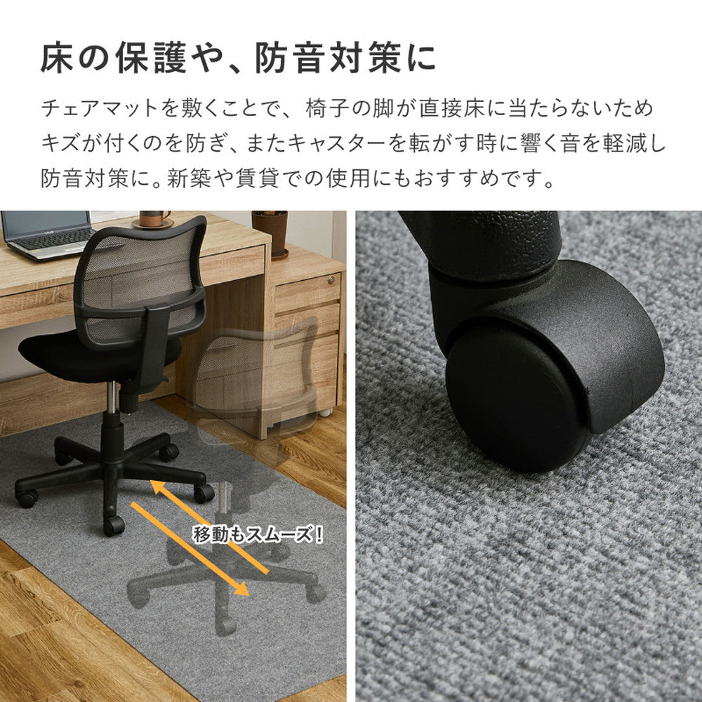 洗えるぴたっと吸着、ズレにくい 吸着マット　ピタ　チェアマット